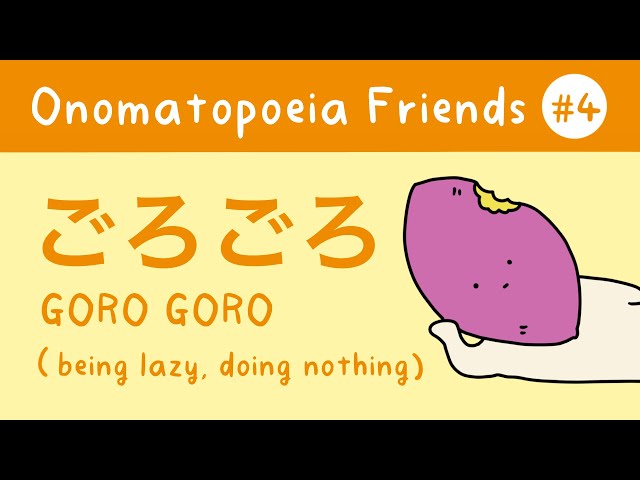 Onomatopoeia Friends | Ep.4: Gorogoro-san - YouTube