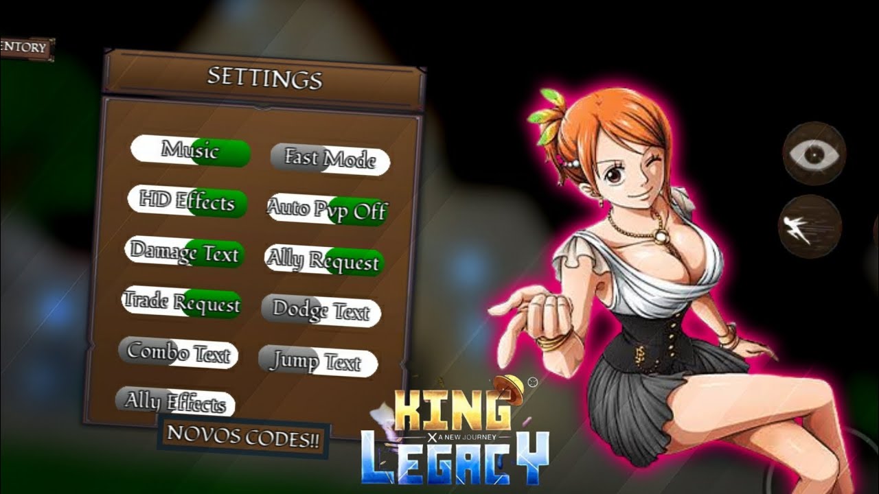 NOVA ATUALIZAÇÃO UPDATE 4! E NOVAS FRUTAS CODIGOS SECRETOS KING LEGACY (KING  PIECE) UPEI DO 1AO 3400 