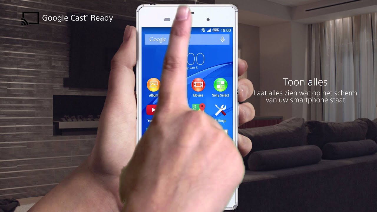 Android TV Google Cast gebruiken op uw Sony BRAVIA®TV YouTube