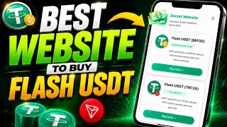 Best Website to Buy Flash USDT BEP20 TRC20 | $250 Flash $20