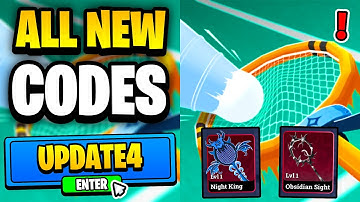 *NEW* ALL WORKING *UPDATE 4* CODES FOR RACKET RIVALS! Roblox Racket Rivals Codes (NOVEMBER 2025)