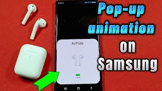 How to view Airpods battery status on Android phone (Samsung Galaxy Android) screenshot 4