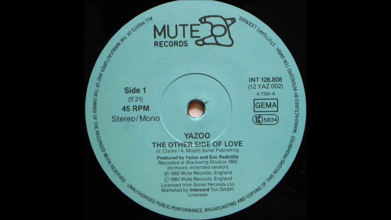 Yazoo - The other side of love ( Re-mixed extended version ) - YouTube
