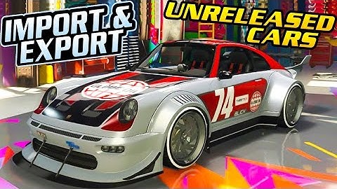 GTA Online: Import/Export DLC - HIDDEN/UNRELEASED VEHICLES GAMEPLAY (Nero Custom, Comet Retro, More)