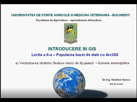GIS lectii Popularea bazei de date borne amenajistice