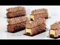 Éclairs Mango-Pasión con Brownie y Cobertura Ferrero Rocher