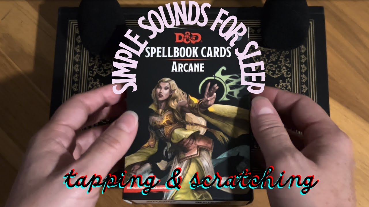 ASMR - Simple Sounds For Sleep. No Talking, tapping, scratching, brushing.