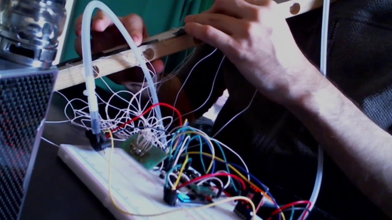Arduino-powered MIDI flute prototype - YouTube