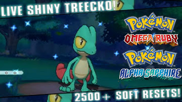 LIVE SHINY TREECKO AFTER 2508 SOFT RESETS - Pokemon Omega Ruby/Alpha Sapphire Highlight