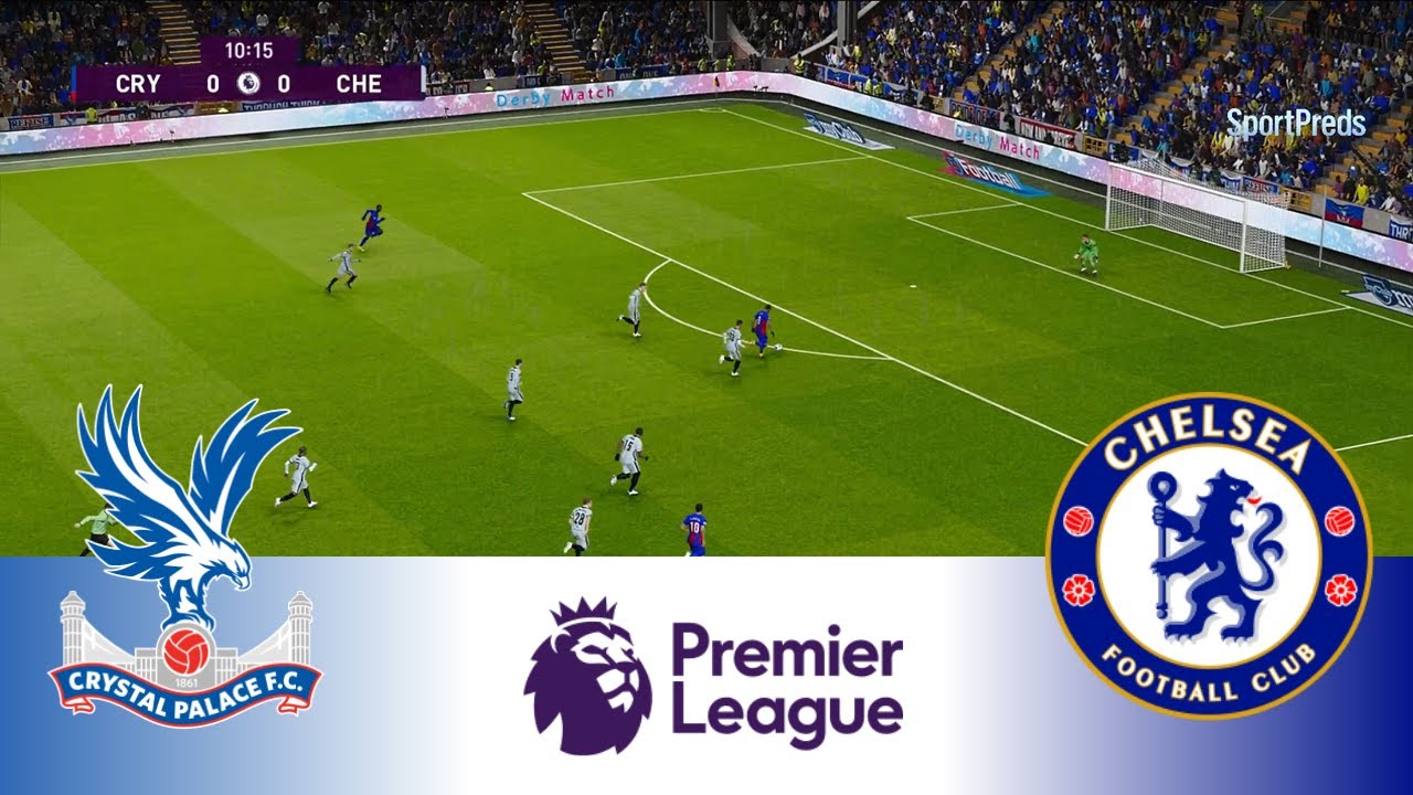 Crystal Palace vs Chelsea - Premier League 2025/26 | Full Match All Goals | PES 21 Gameplay