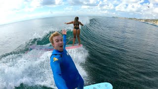 SURFING IN BALI WITH MY GIRLFRIEND