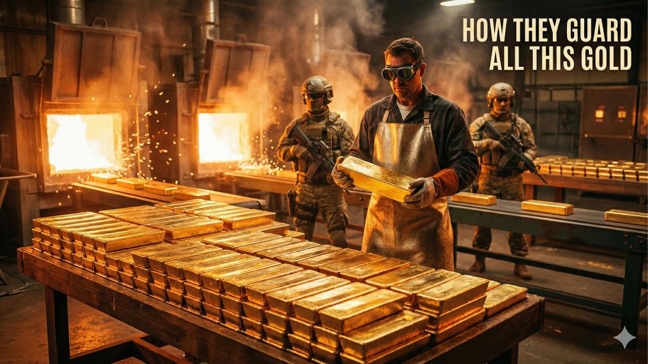«Как сегодня изготавливаются золотые слитки повышенной безопасности: изнутри охраняемого монетног...