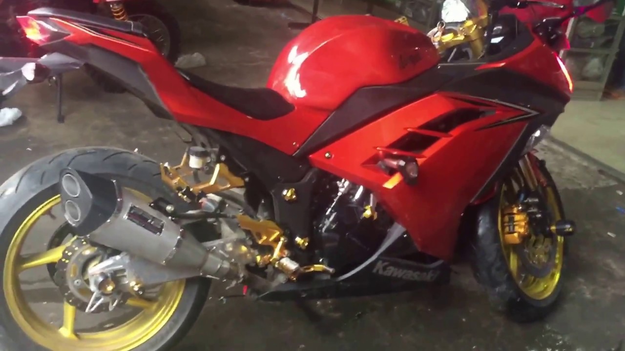 WAW Gilla Keren Banget Full Modif Ninja 250 Fi YouTube