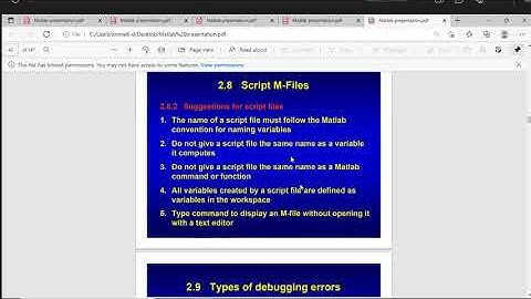 Matlab | Introduction | Lecture 2 | Vectors & Matrix