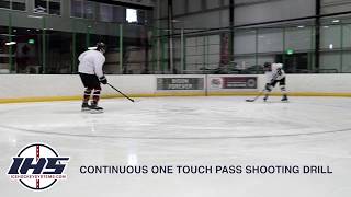 Shooting Hockey Drill - Continuous One Touch Pass screenshot 5