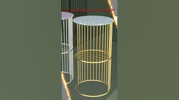 Rendering fancy metal table in keyshot #design #cad #render