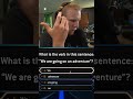 Streamer tries to guess what a verb is