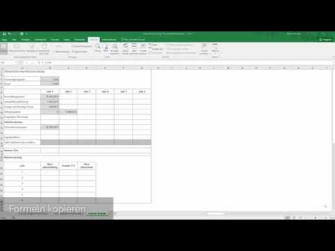 Investitionsrechnung mit Microsoft Excel