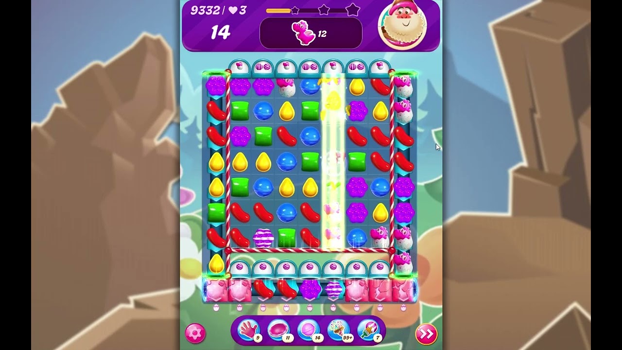 Candy Crush Saga Level 9332 - YouTube