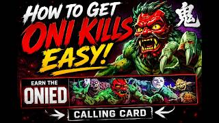 How to Get ONI Kills EASY! Unlock the ONIED Calling Card Fast | Black Ops 7 Zombies