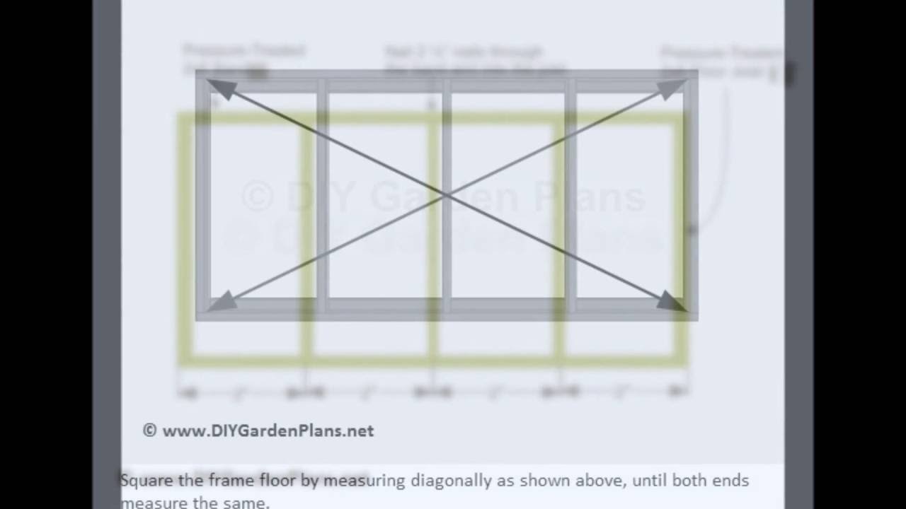 4x8 Lean To Shed Plans Instant PDF Download - YouTube