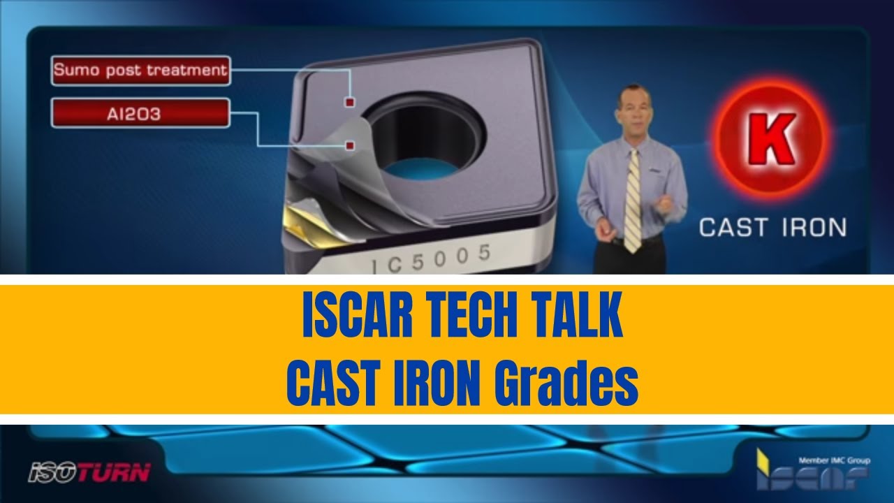 ISCAR TECH TALK CAST IRON Grades YouTube