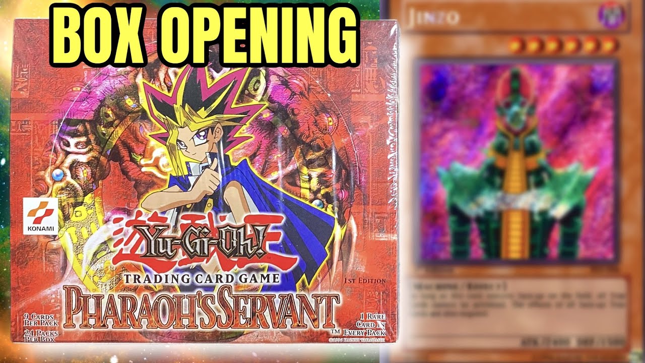 pharaoh's servant booster box 1st edition HOBBY JINZO Yugioh OPENING! 2002 Yu-Gi-Oh Pharaoh's Servant 1st