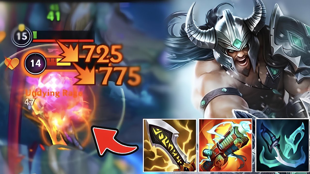 Tryndamere Destroys Top Lane in S20! Wild Rift