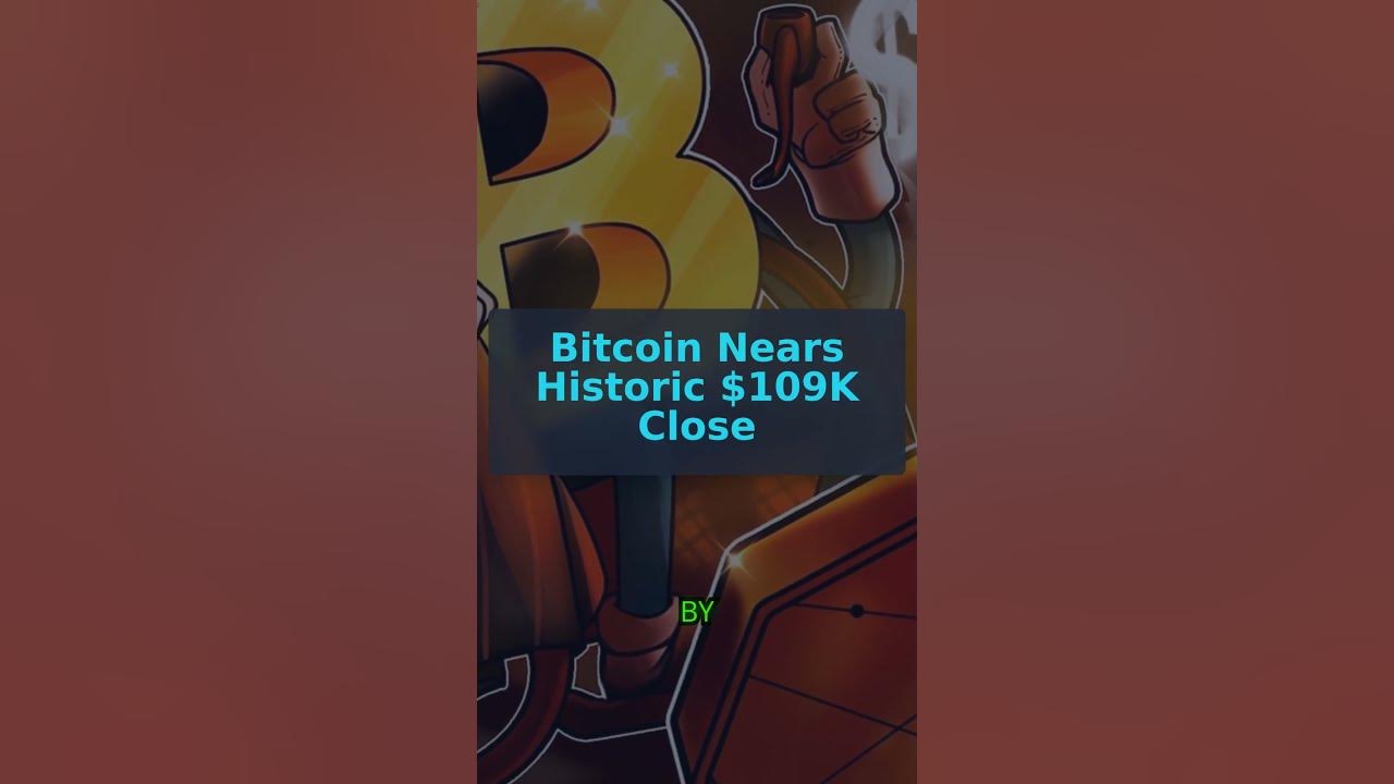 Crypto News - June 29th : #Bitcoin Nears Historic $109K Close - YouTube