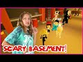 HIDING IN THE BASEMENT!