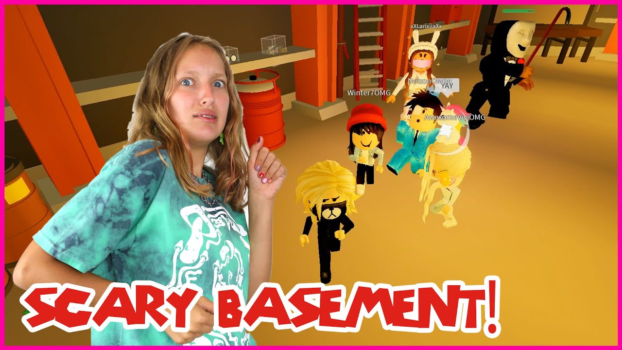 HIDING IN THE BASEMENT!