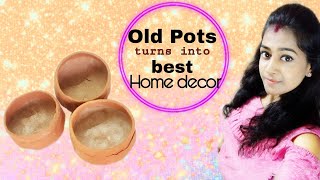 Old pot decoration | Old pot reuse | Best out of waste ideas | pot painting | Unique ideas