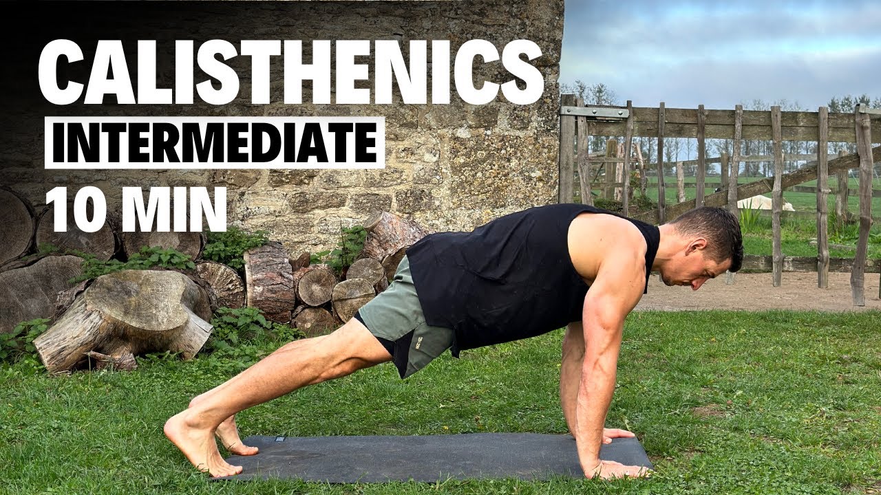 10-минутная тренировка по калистенике среднего уровня | Без оборудования | Следуйте инструкциям