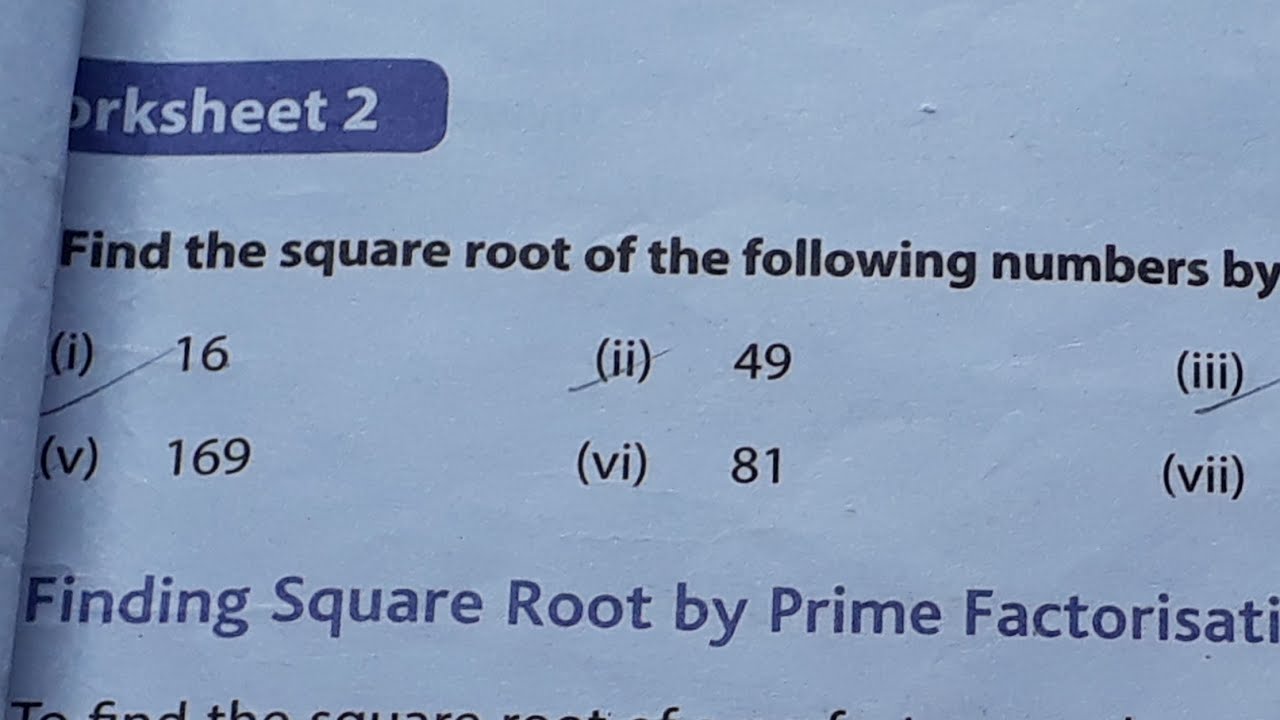 D.A.V Class 8 Maths Ch-1 WS -2 full solution|| D.A - YouTube