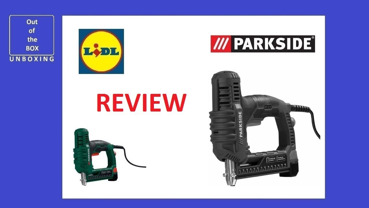 Parkside Electric Nailer/Stapler PET 25 C2 REVIEW TEST