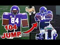 99 OVR RANDY MOSS JUMPS TOO HIGH! (ROBLOX FOOTBALL UNIVERSE)