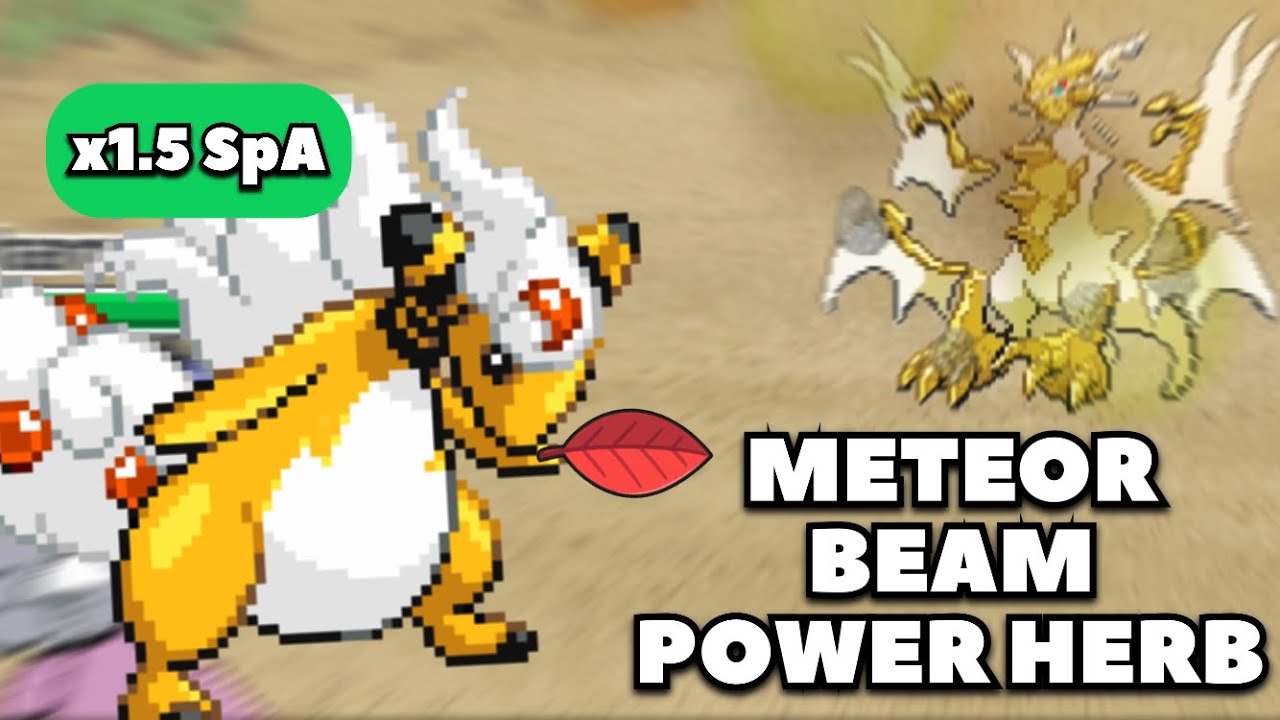 METEOR BEAM POWER HERB MEGA AMPHAROS IS CRAZY | Formemons