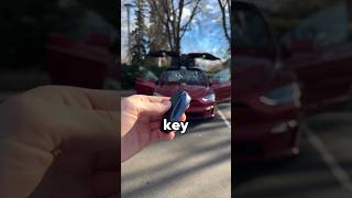 How To Open Model X Doors With The Key Fob 😳🔑