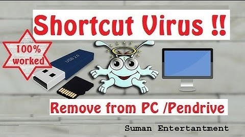 How to Remove Shortcut Virus from Pendrive using cmd