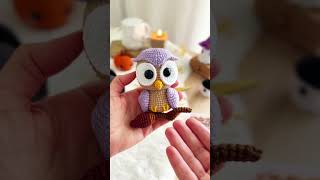 THE CUTEST Halloween Owl EVER!  #crochet #amigurumitutorial #amigurumipattern #amigurumicrochet