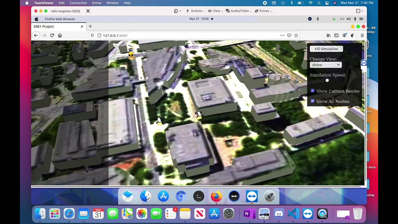 CSCI 3081W: Multi-drone-delivery Simulation