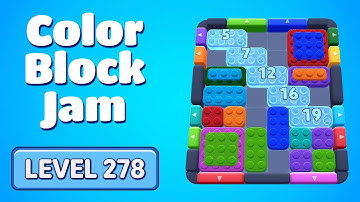 Color Block Jam Level 278 Solution Walkthrough