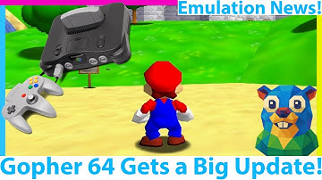 Better N64 Emulation is Here! Gopher 64 Gets Updated