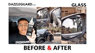 Glass Polish Obat ampuh Pembersih kerak Jamur Kaca Mobil jepang & Eropa Visor Helm dan Pengkilap Kaca