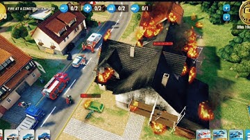 Emergency HQ| Fire on construction House/Level/100|Gameplay (Android).