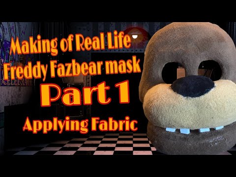 Building a Real Life Freddy Fazbear Mask! {Part 1} 