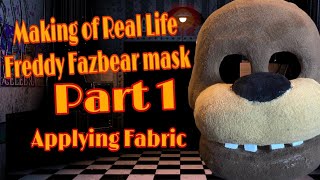 Building a Real Life Freddy Fazbear Mask! {Part 1}