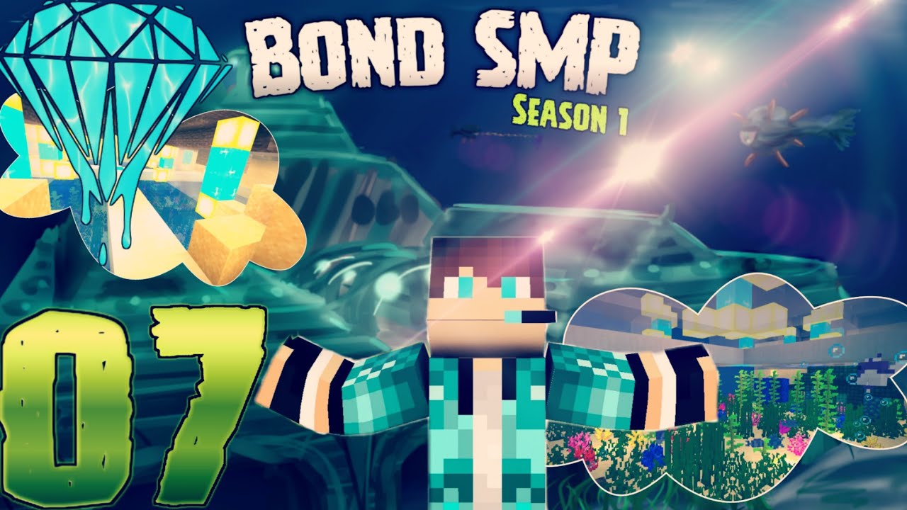 BondSMP:7||Ocean Raid & Aquarium||Minecraft 1.10