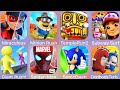 Temple Run,Oddbods Turbo,SonicDash,Spiderman Unlimited,Giant Rush,Miraculous,Minion Rush,Subway Surf