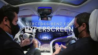 Mercedes-Benz EQS Hyperscreen Hands on